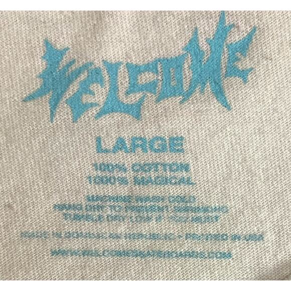 Winnie the Pooh Halloween Pumpkin T-Shirt by Welcome Skateboards Tee Size Large - Picture 4 of 10